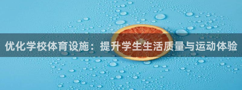 意昂4娱乐首页官网下载：优化学校体育设施：提升学生生